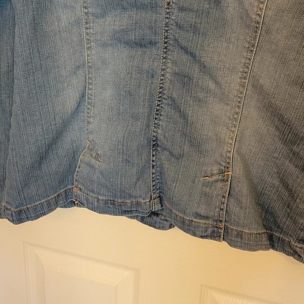 Bandolino Blu Denim Jacket XL Blue Medium Wash - Picture 7 of 7